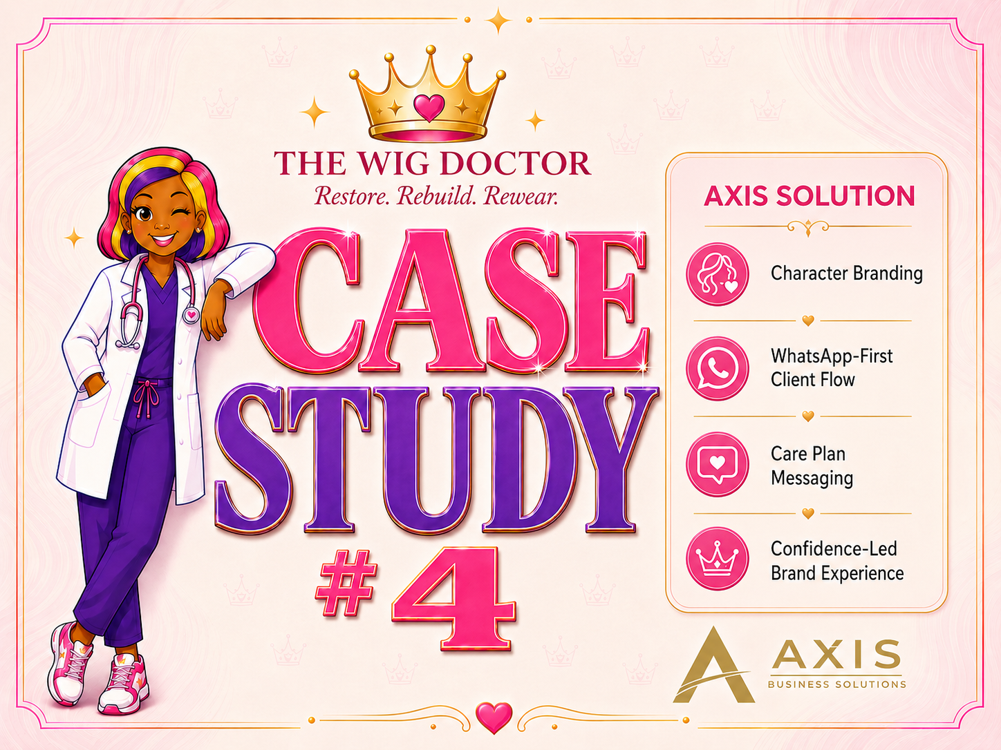 The Wig Doctor — Character Branding™ case study cover